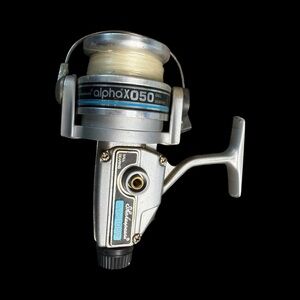 Shimano Alpha X050 Silver and Black Fishing Reel